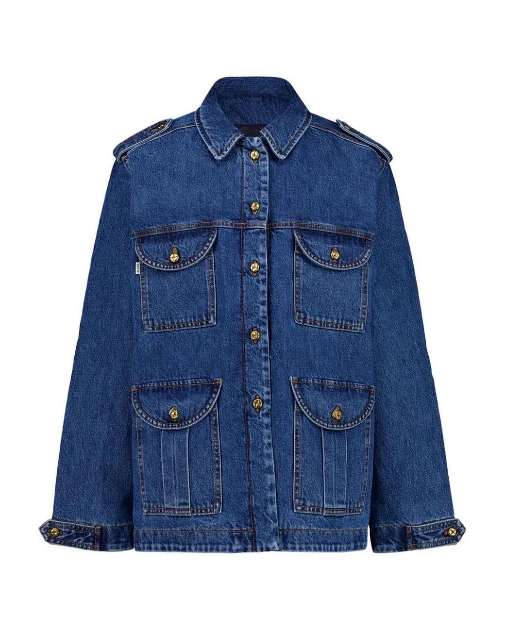 Blazé Milano Blue Sahariana Denim Jacket