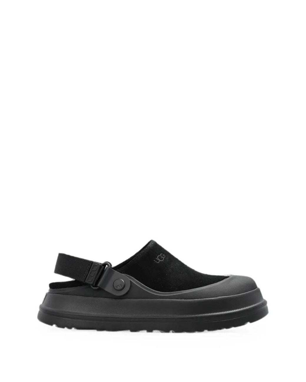 Ugg Black Sandales Goldenglow En Daim