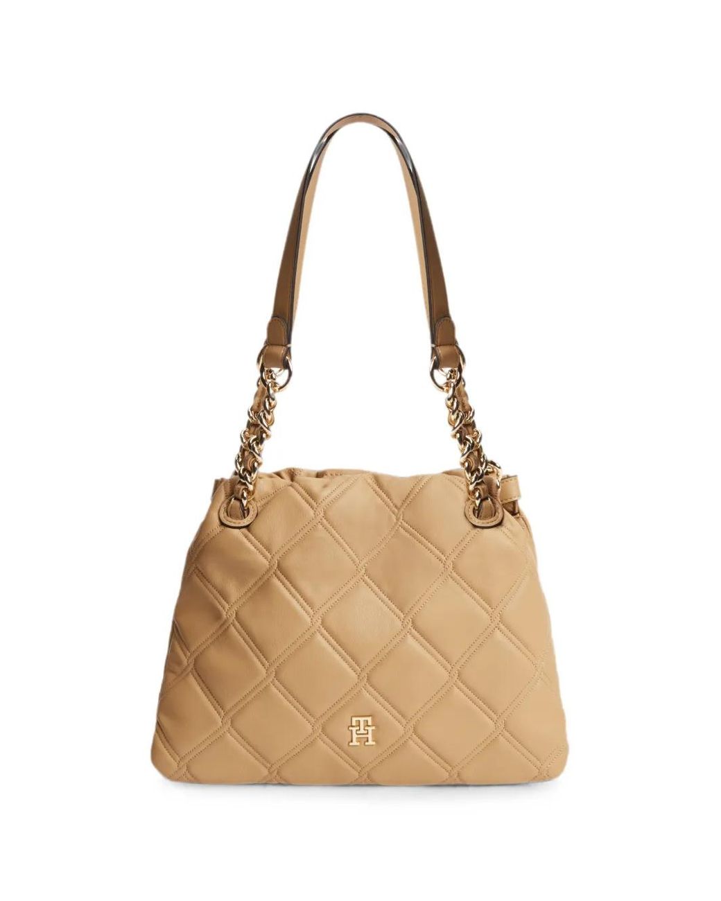Tommy Hilfiger Natural Shoulder Bags