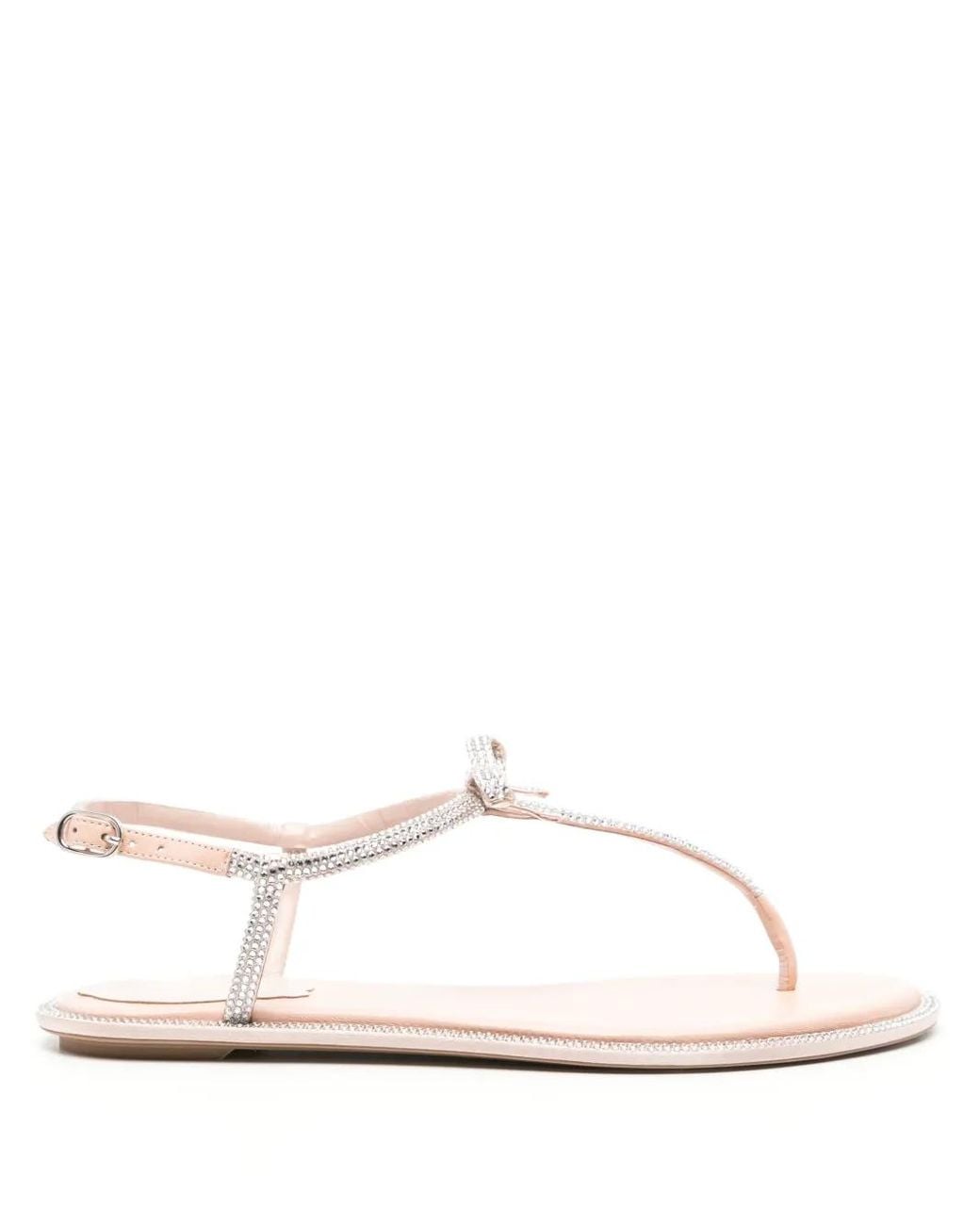 Rene Caovilla White Caterina Sandals