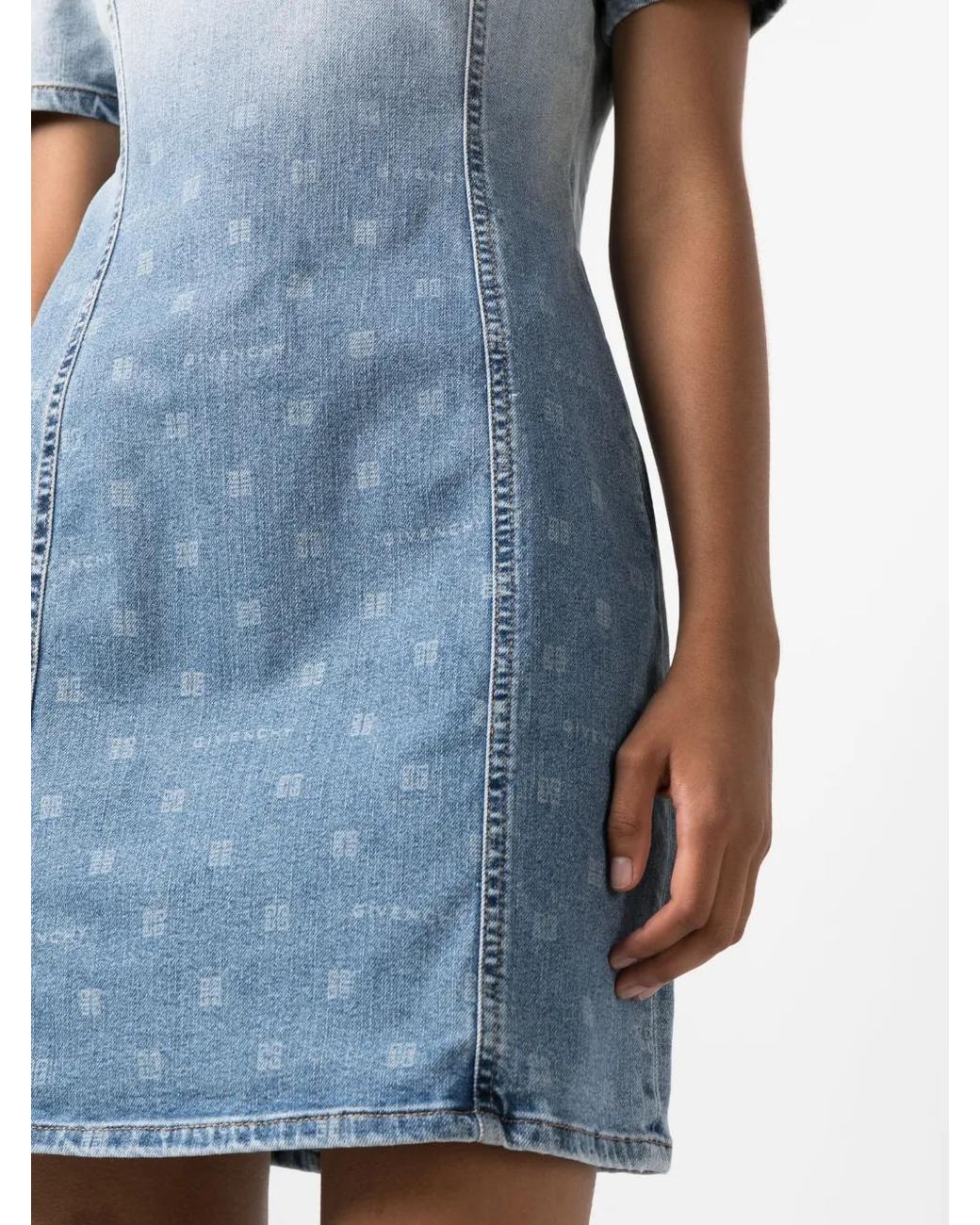 Givenchy Blue Denim Mini Dress