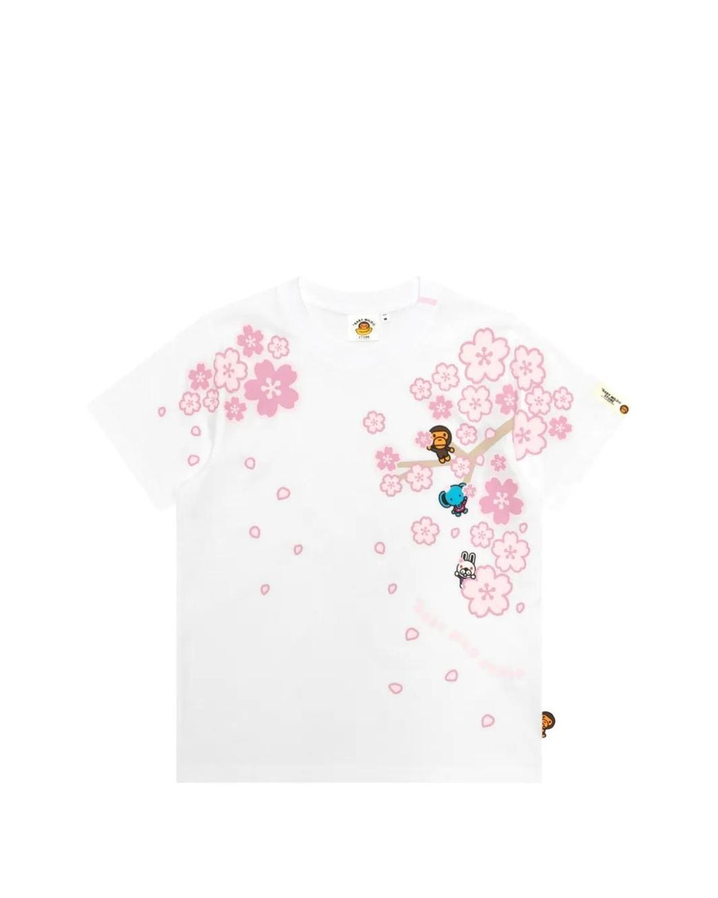 *BABY MILO® STORE BY *A BATHING APE® White Floral-Print T-Shirt