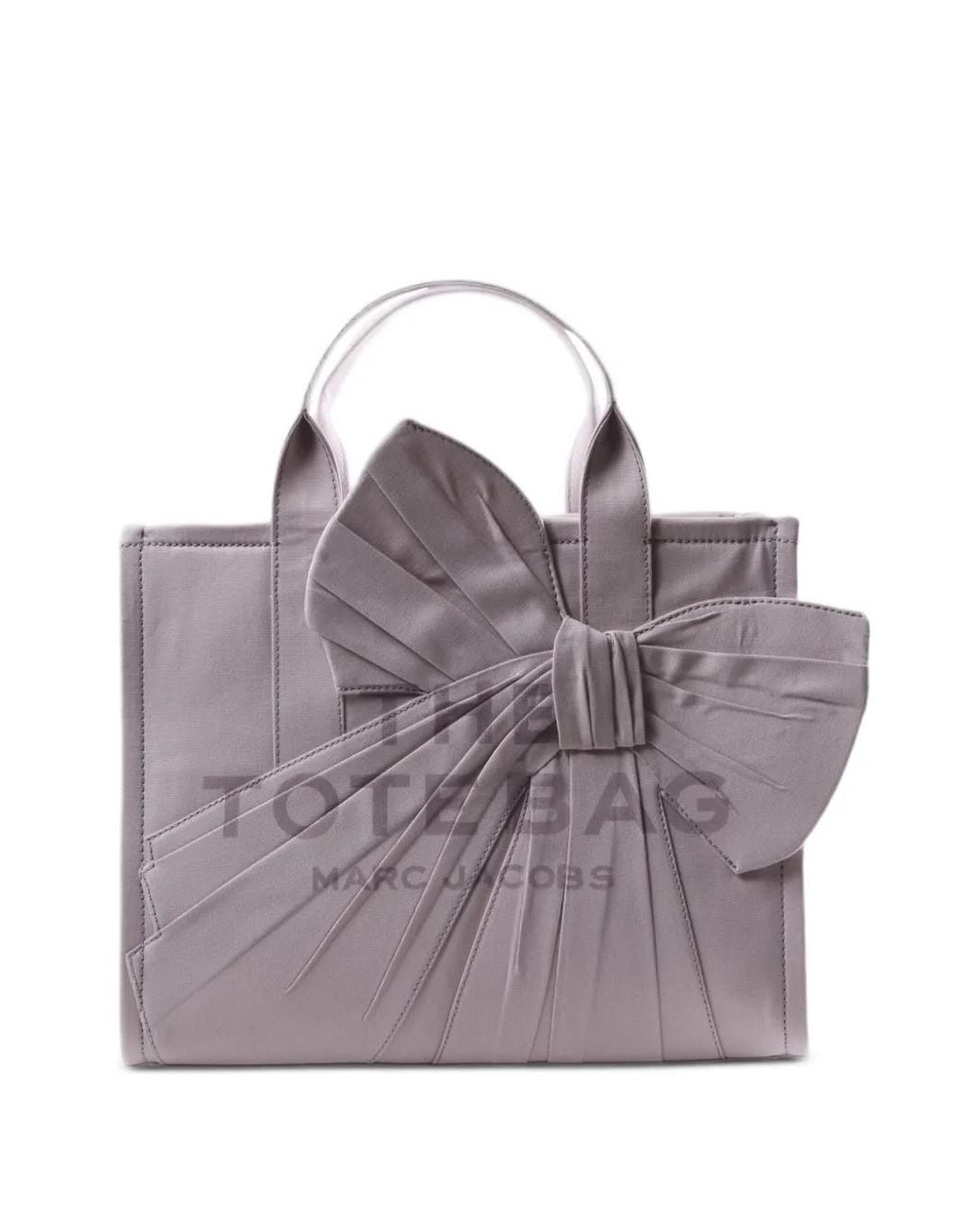 Marc Jacobs Purple Cabas The Tote À Détail De Nœud