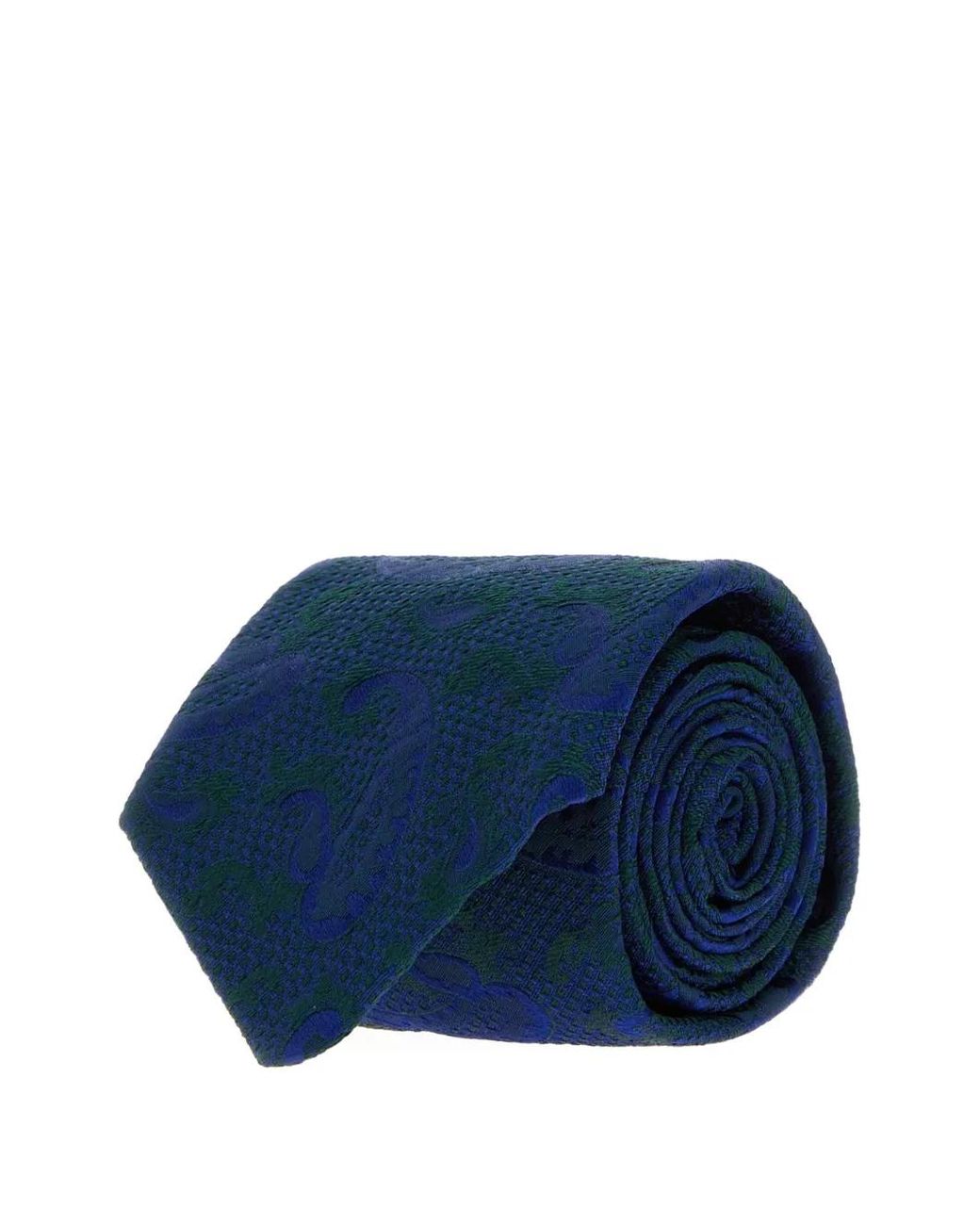 Brioni Blue Paisley-Pattern Tie for men