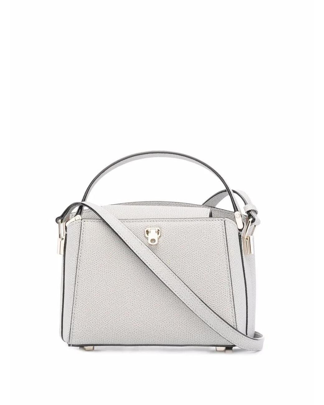 Valextra White Brera Mini-Tasche
