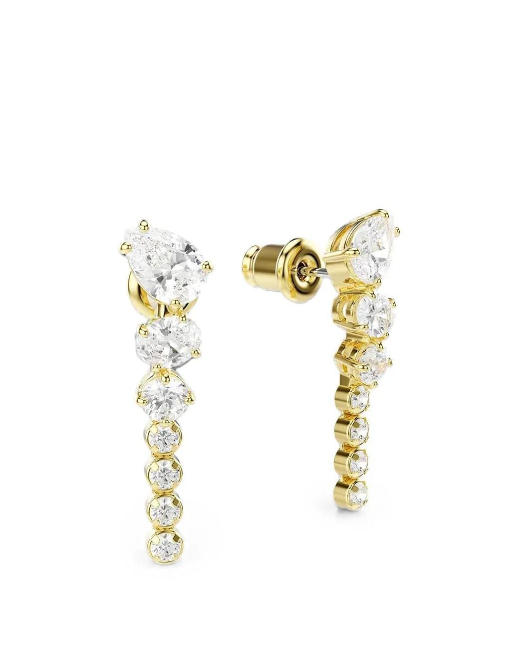 Swarovski White Mesmera Drop Earrings