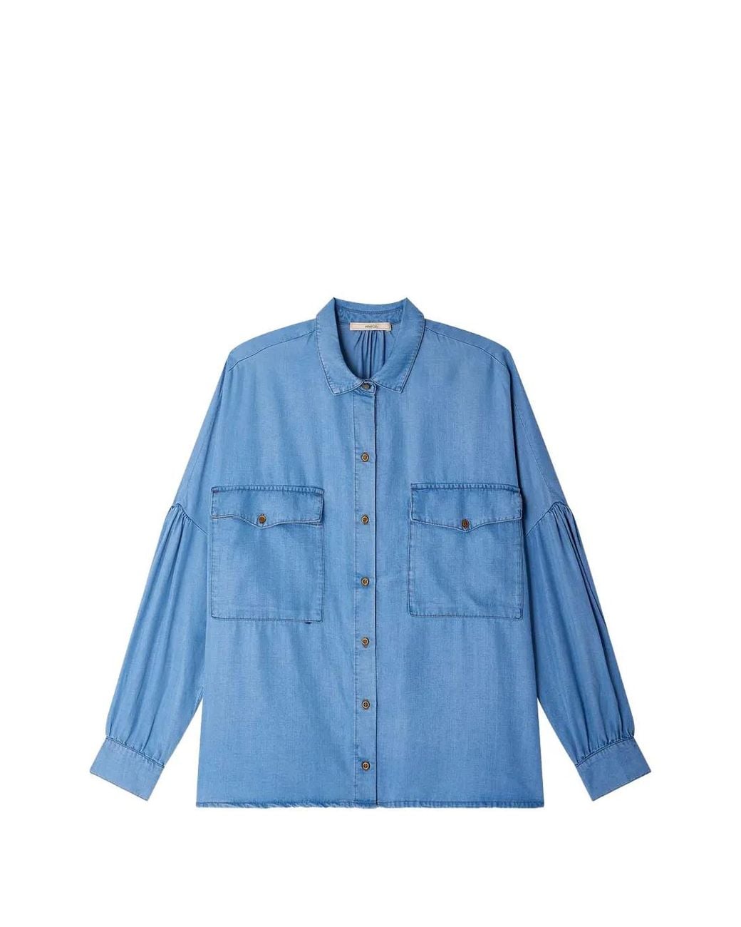 Sessun Blue Botania Patch-Pocket Shirt