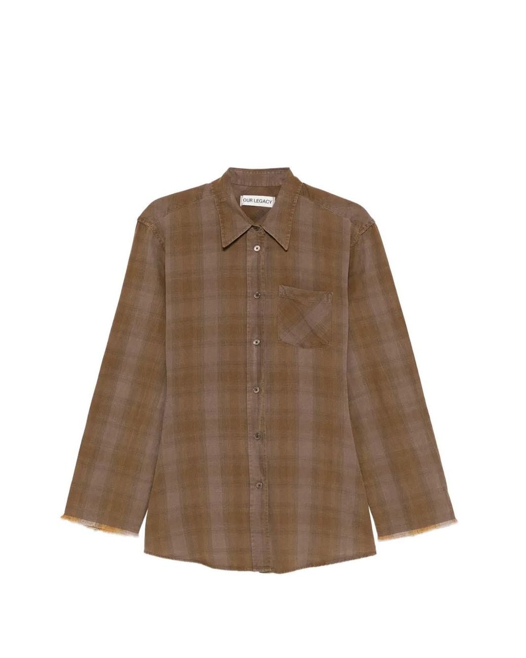 Our Legacy Brown Daisy Shirt