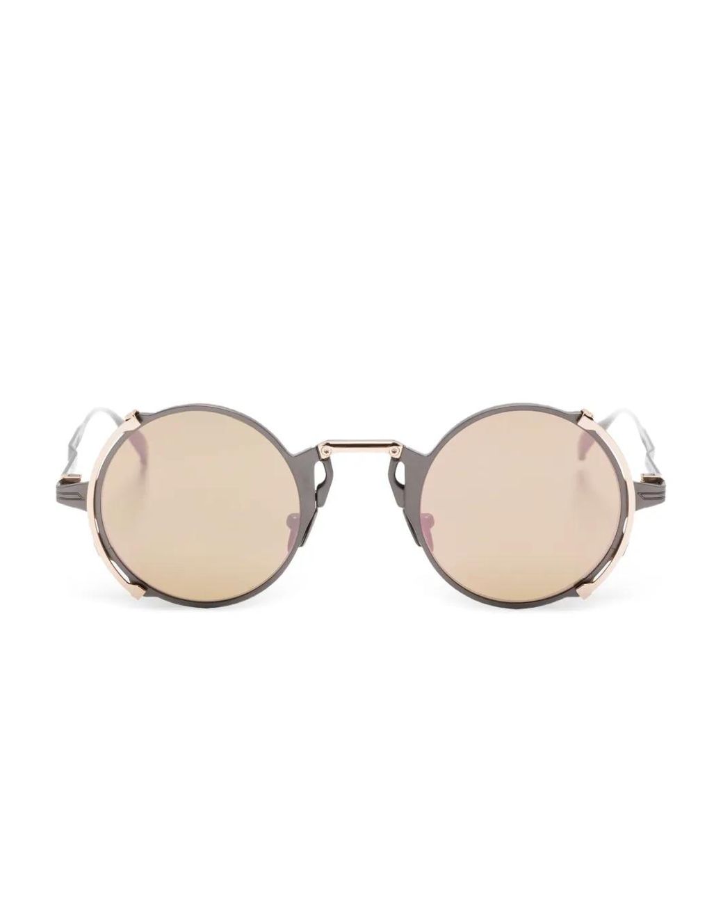 Movitra Natural Tectum 1 Round-Frame Sunglasses