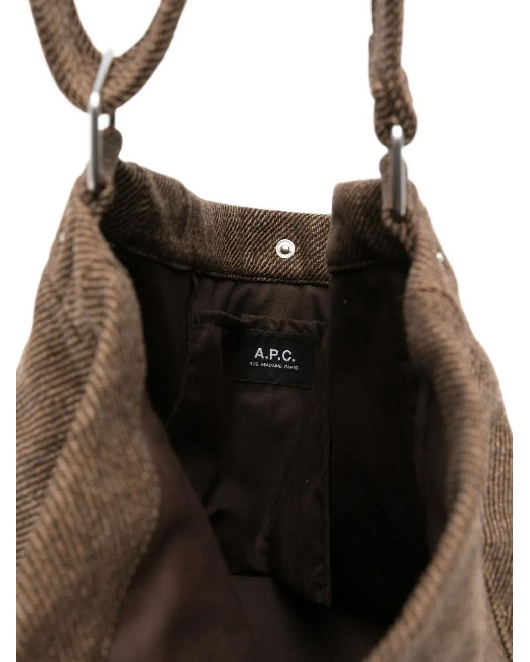 A.P.C. Brown Journal Satchel