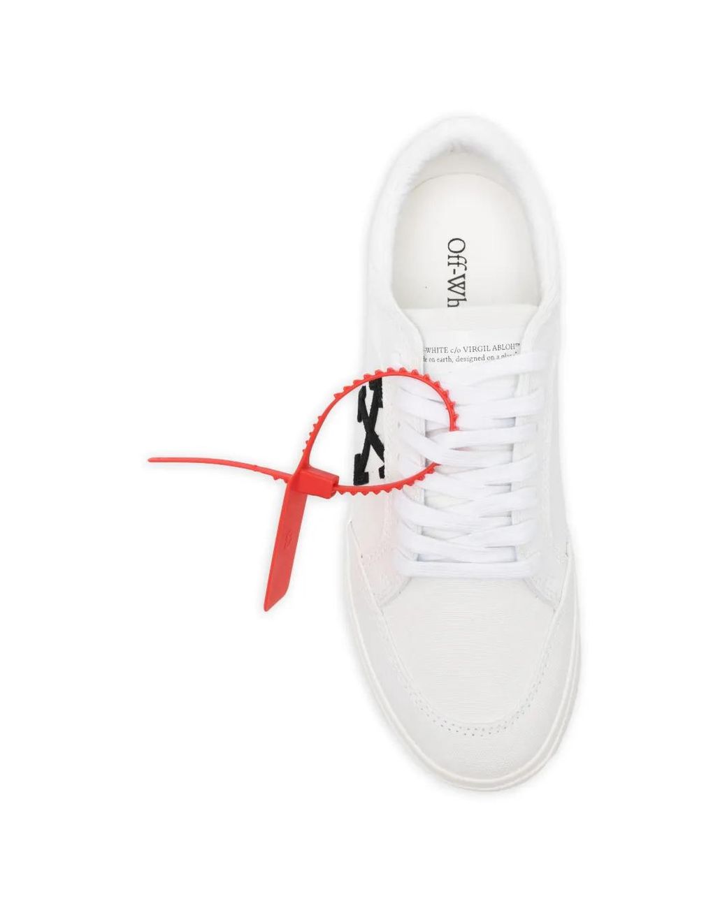 Off-White c/o Virgil Abloh White Vulcanized Low Sneakers for men