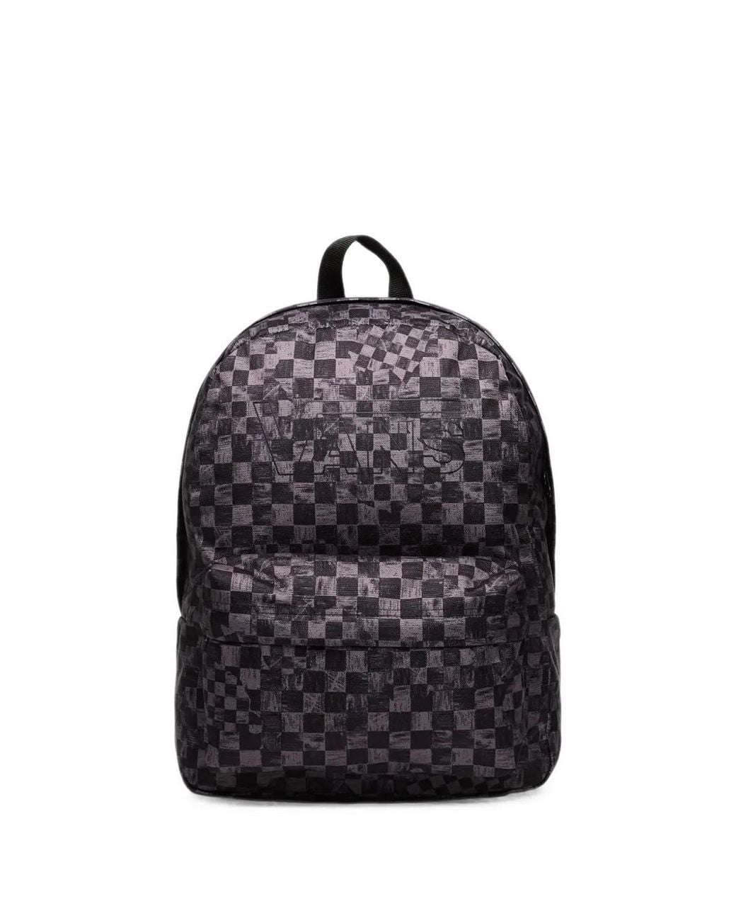 Vans Blue Old Skool Flying V Checkerboard-Print Backpack