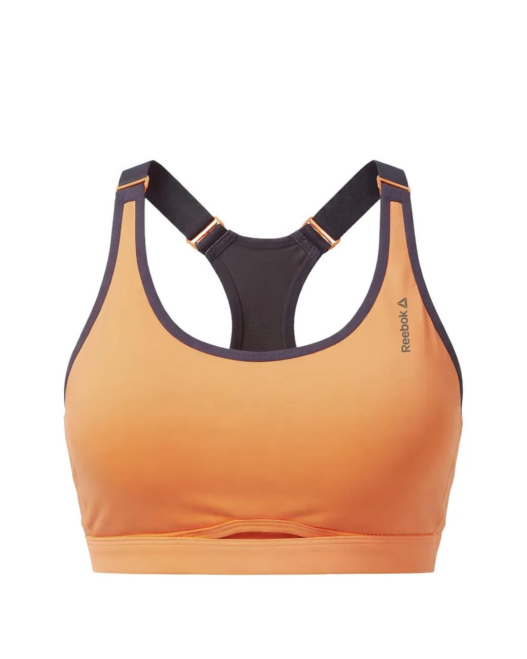 Reebok Orange Crossfit Hero Power Sports Bra