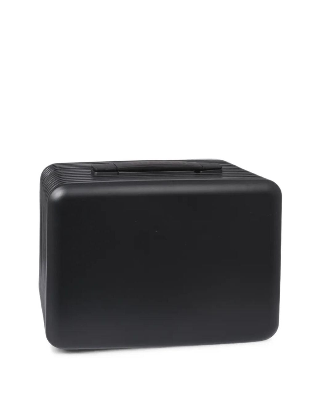 BUSCAR 1 Black Ribbed Hard-Shell Suitcase for men