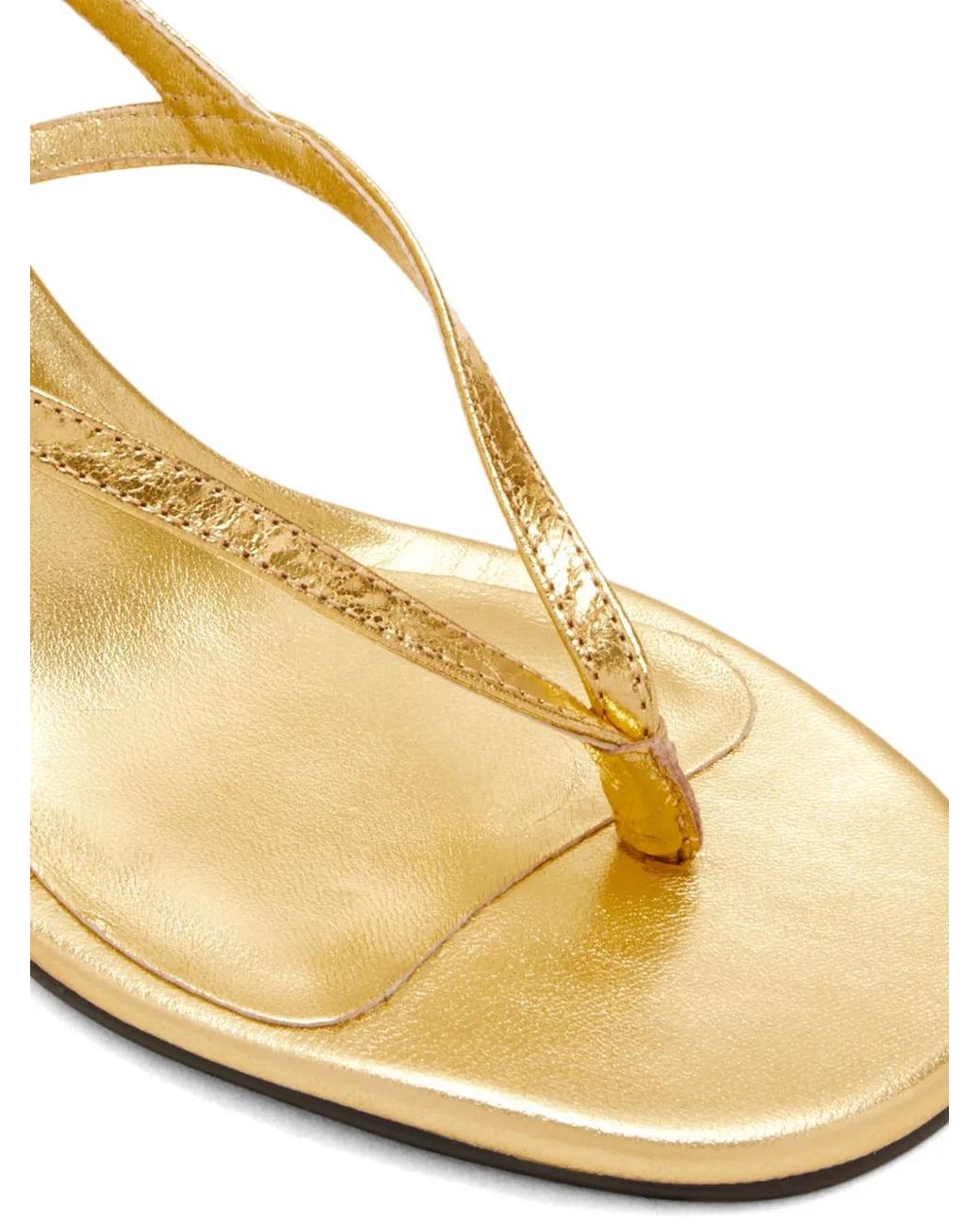 GIMAGUAS Natural Leather Wedge Sandals