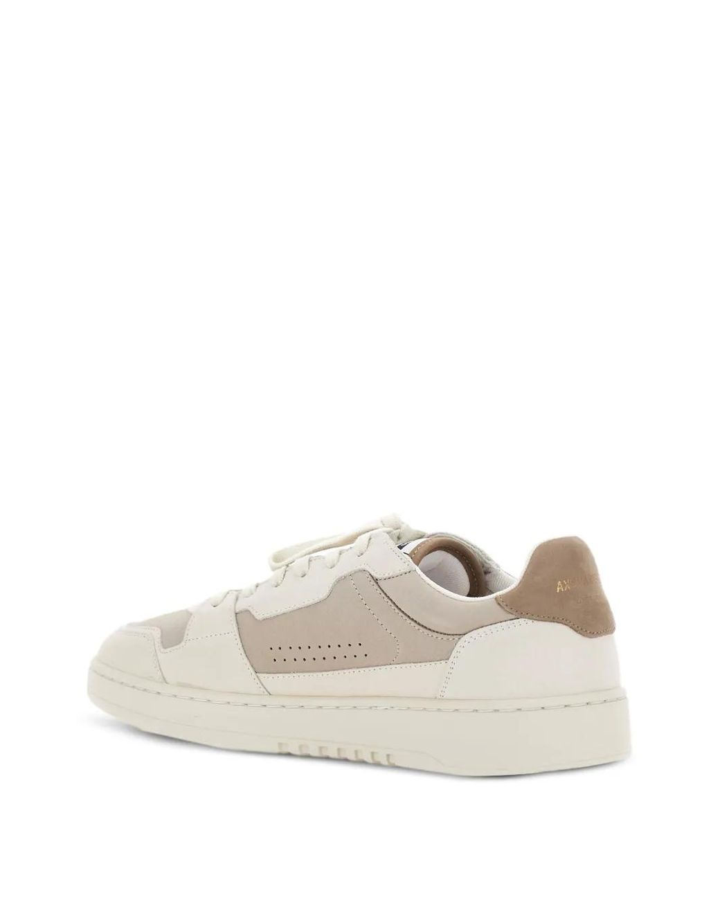 Axel Arigato White Dice Lo Perforated Suede Trainers for men