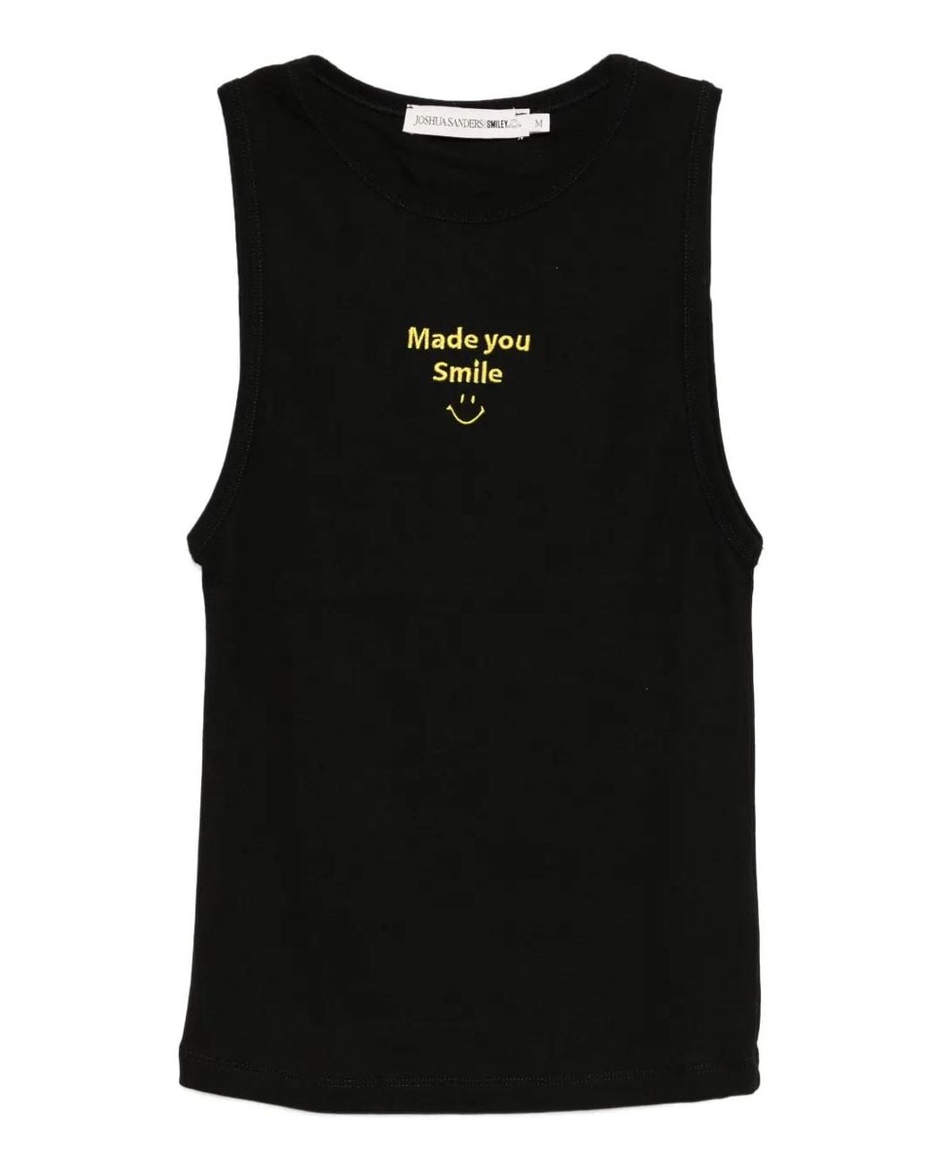 Joshua Sanders Black Made You Tank Top