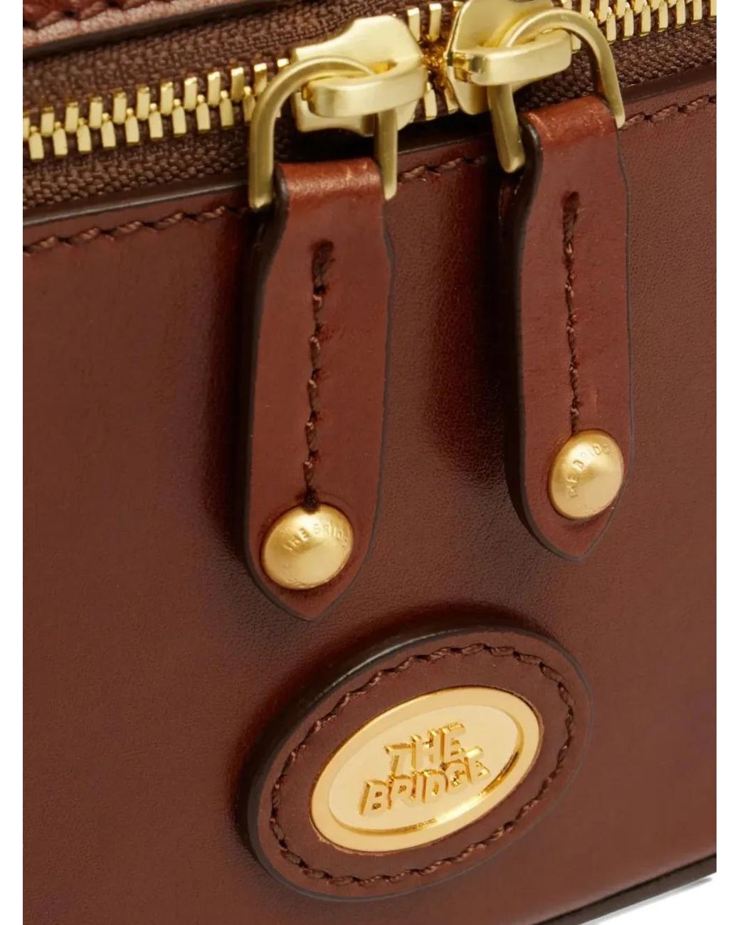 The Bridge Brown Top-Handle Tote Bag