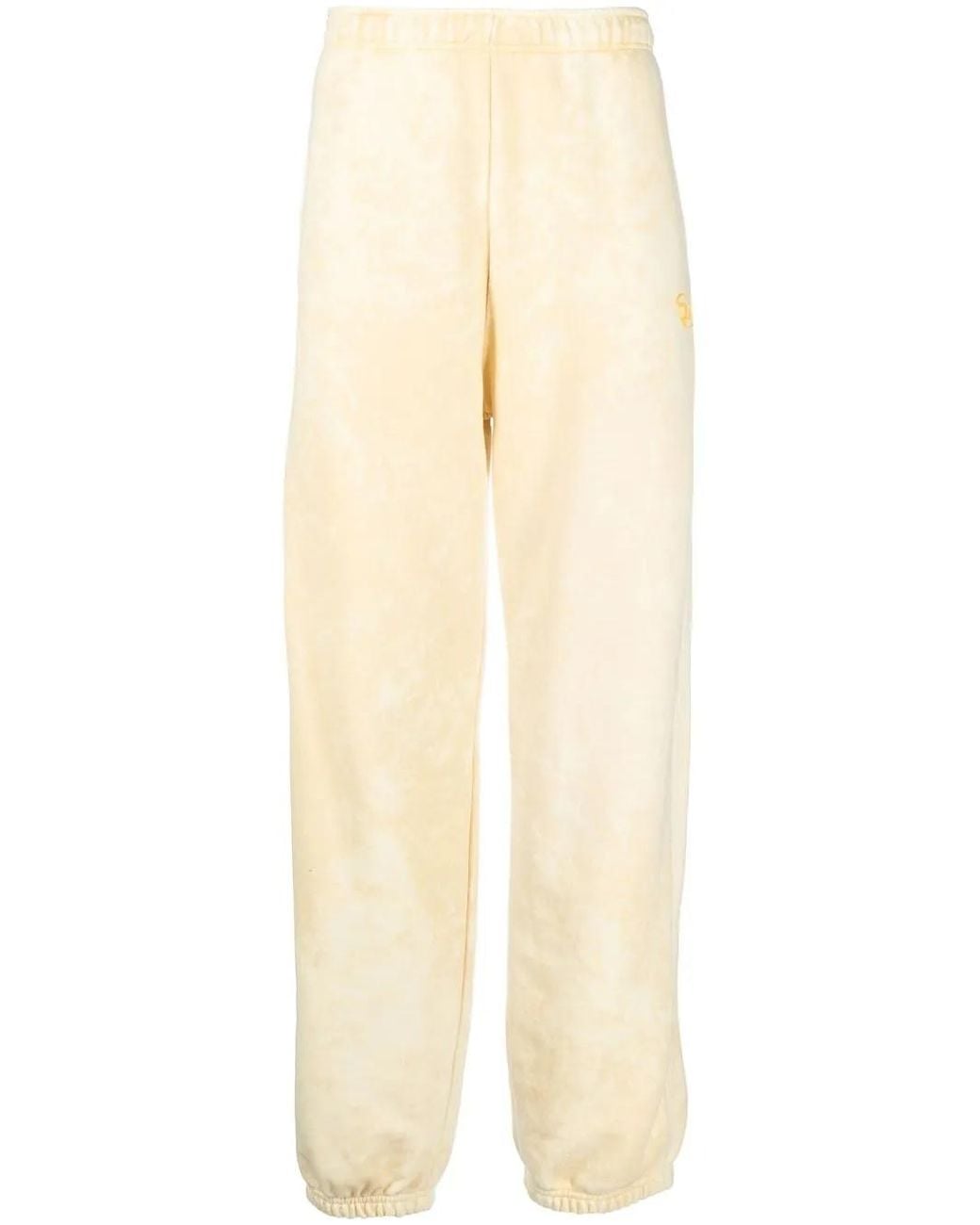 DIESEL Natural Embossed Logo Track Pants for men