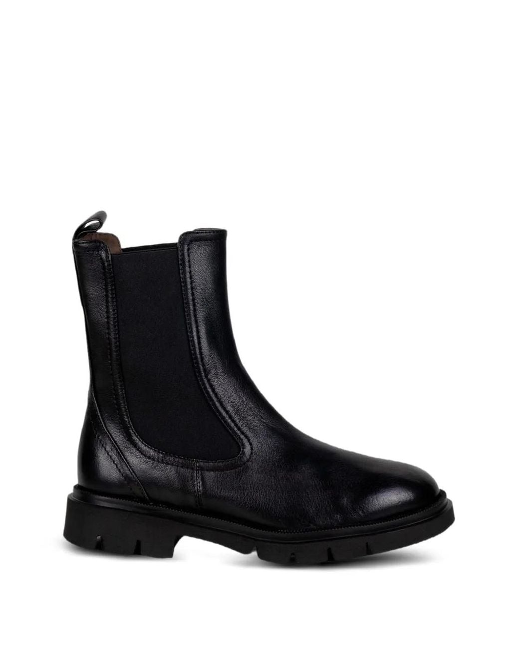 Status Black Elasticated Side-Panel Chelsea Boots