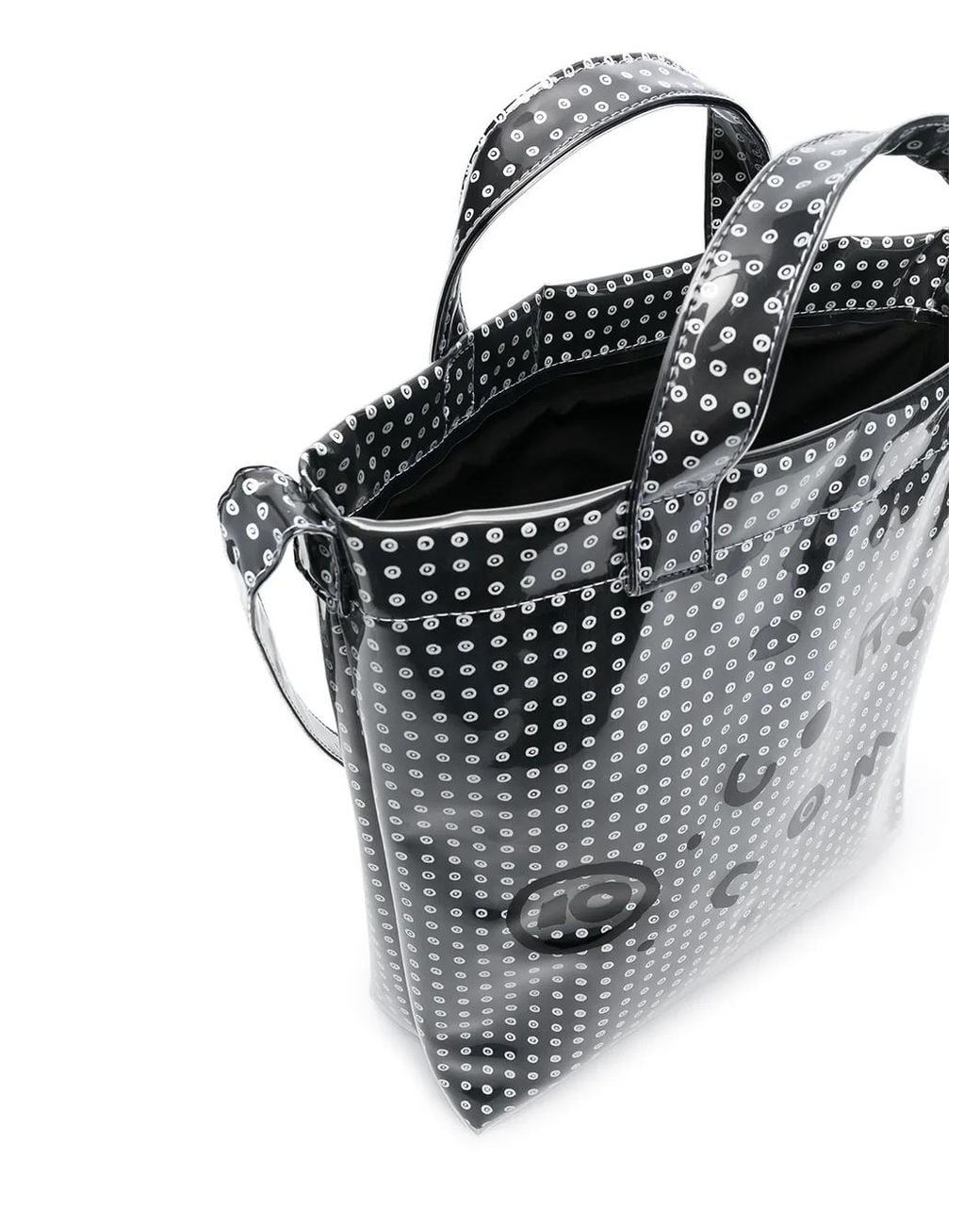 10 Corso Como Black Shopper Mit Monogramm-Print
