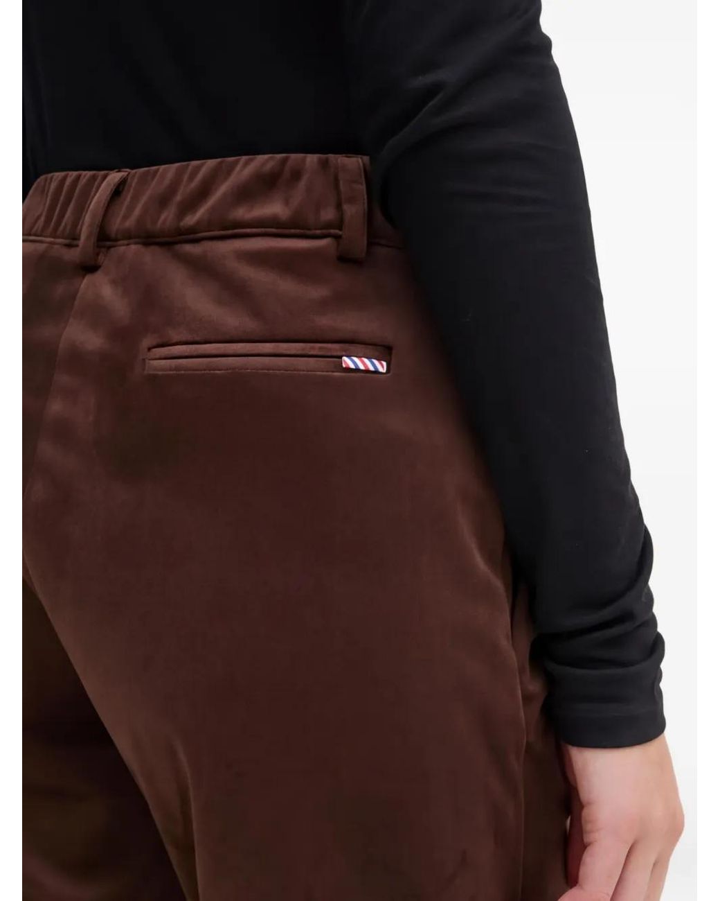 La Petite Francaise Brown Praliné Pleated Trousers