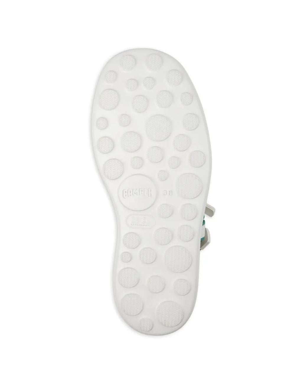Camper White Pelotas Flota Up Platform Sandals