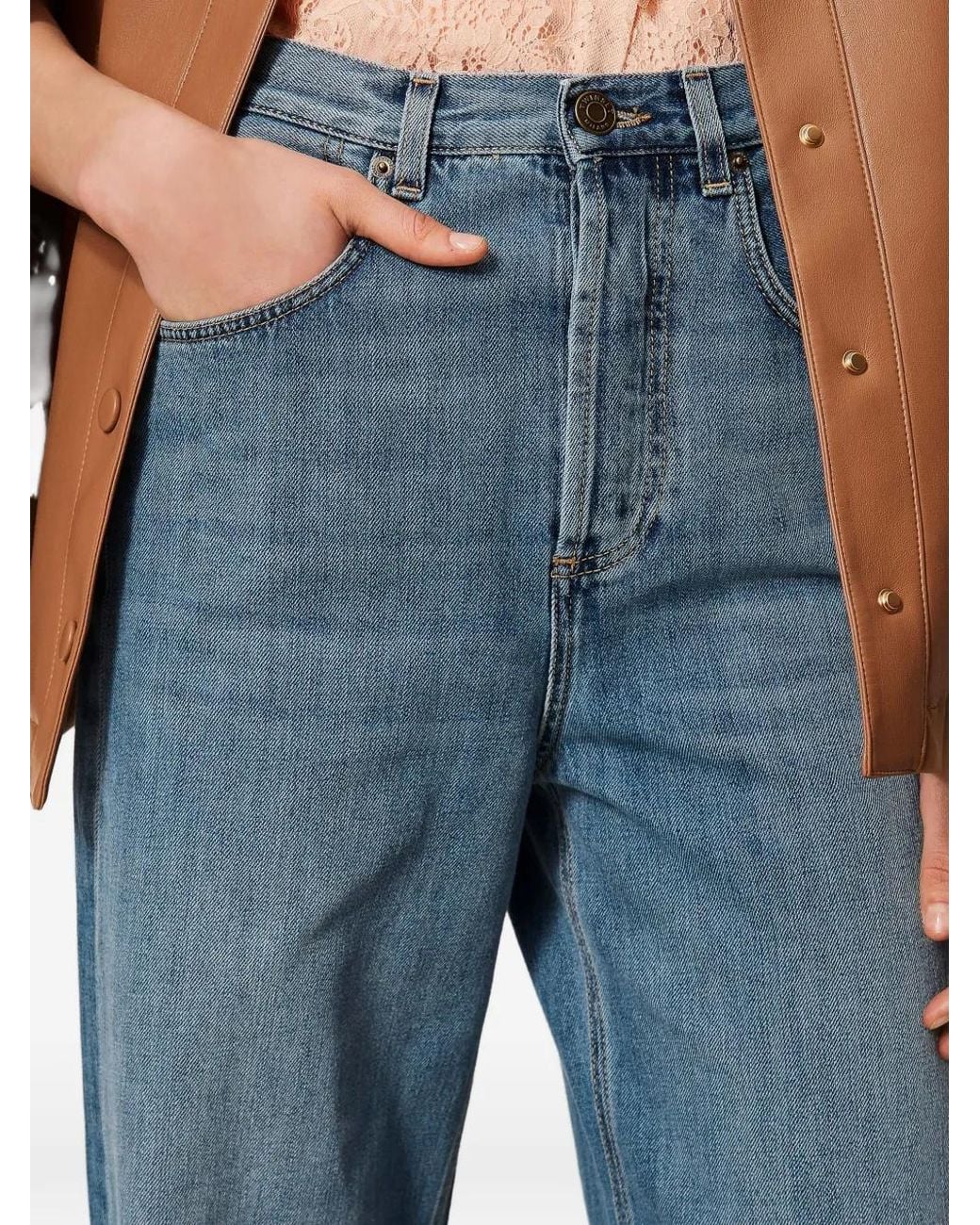 Twinset Blue Five-Pocket Jeans
