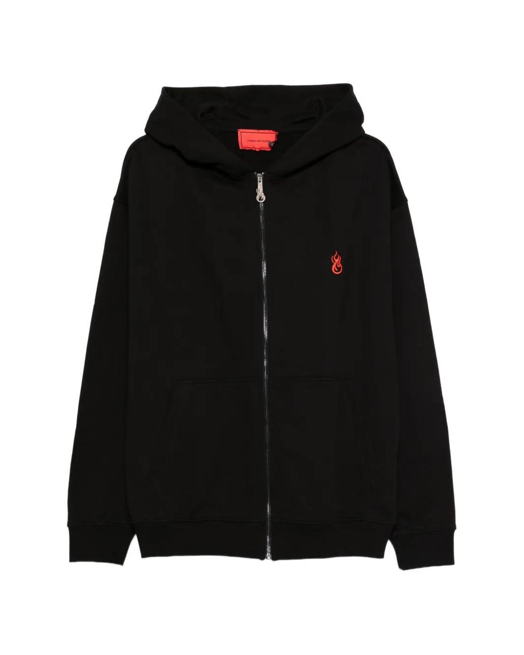 Vision Of Super Black Zip-Up Hoodie for men