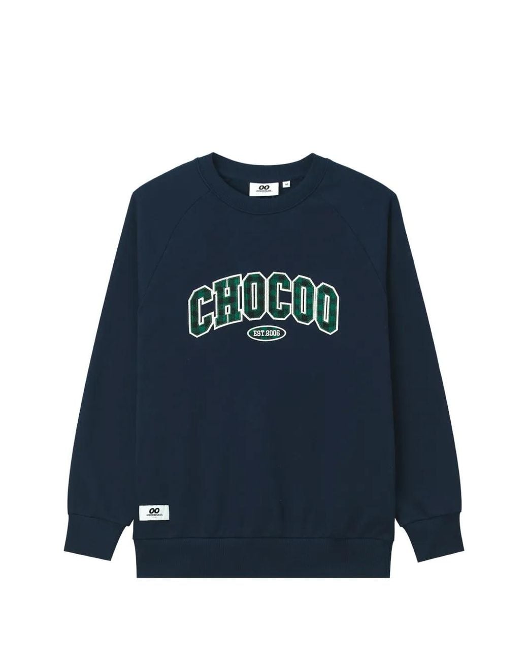 Chocoolate Blue Logo-Appliqué Raglan-Sleeve Sweater