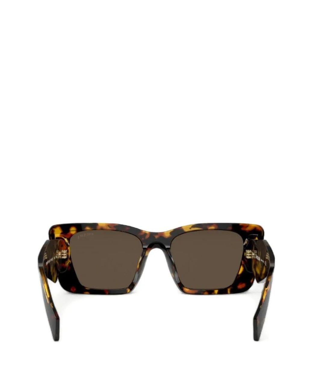 Prada Gray Geometric Sunglasses
