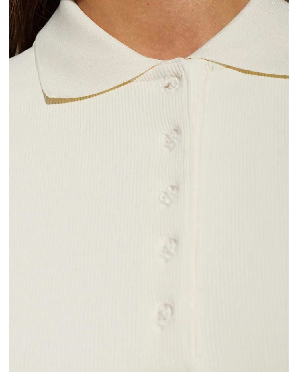 The Upside White Cruz Polo Shirt