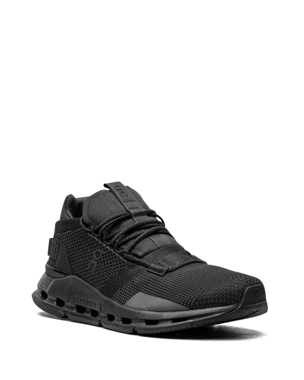 On Shoes Black Cloudnova Low-Top Sneakers