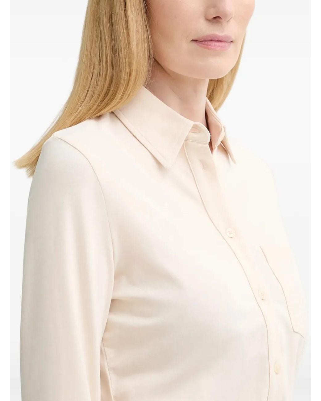Marc O' Polo White Long-Sleeve Shirt