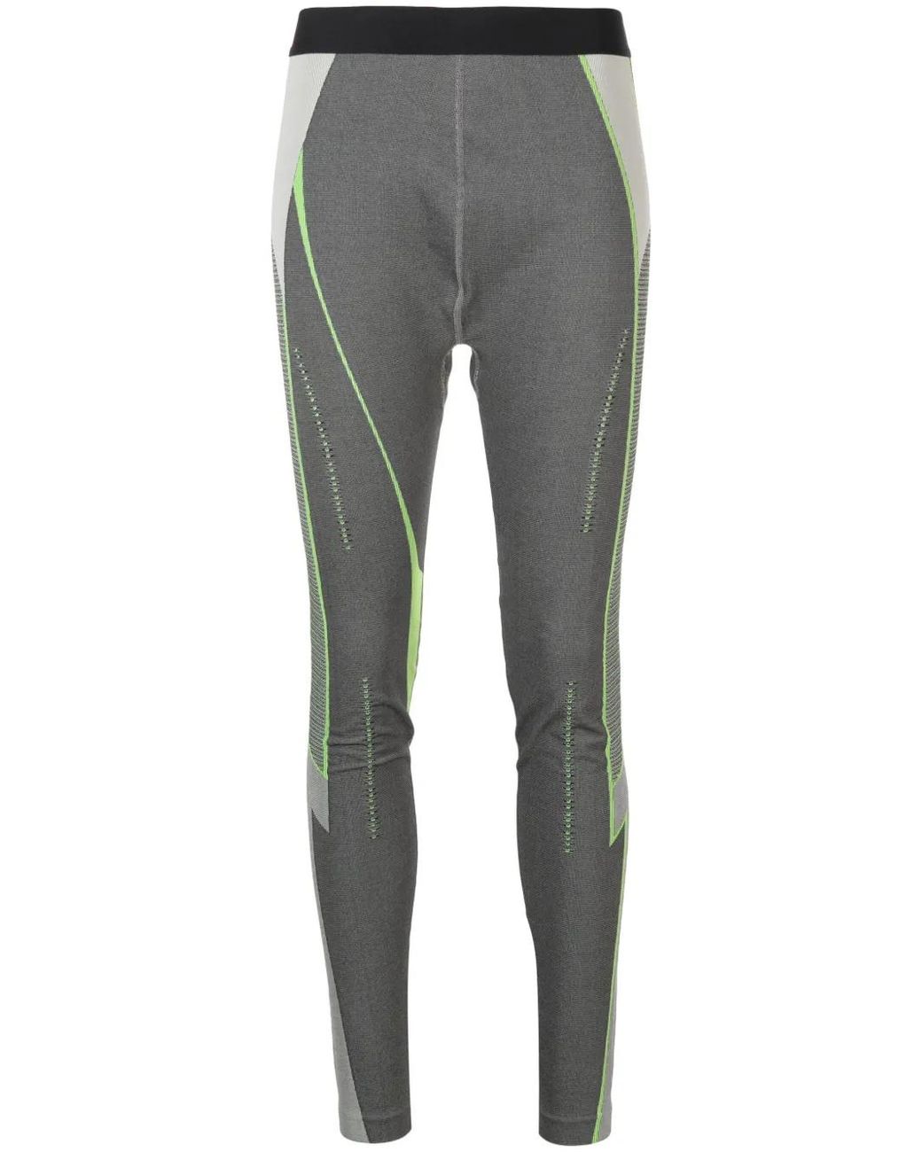 Nike Gray Feng Chen Wang Logo-Waistband Tights