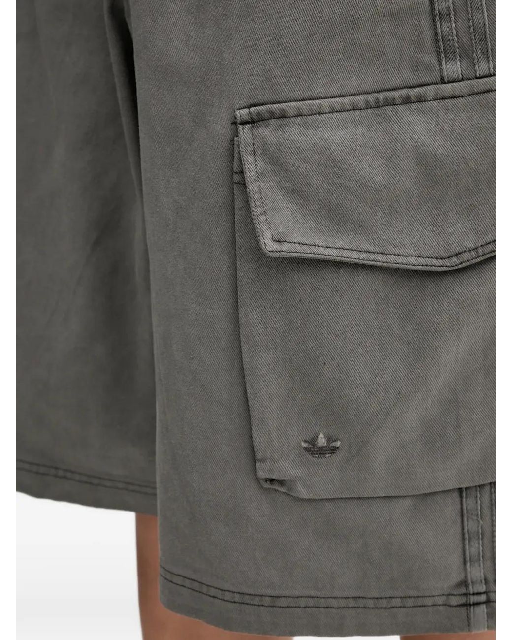Bermudas Con Bolsillos Cargo Adidas de color Gray