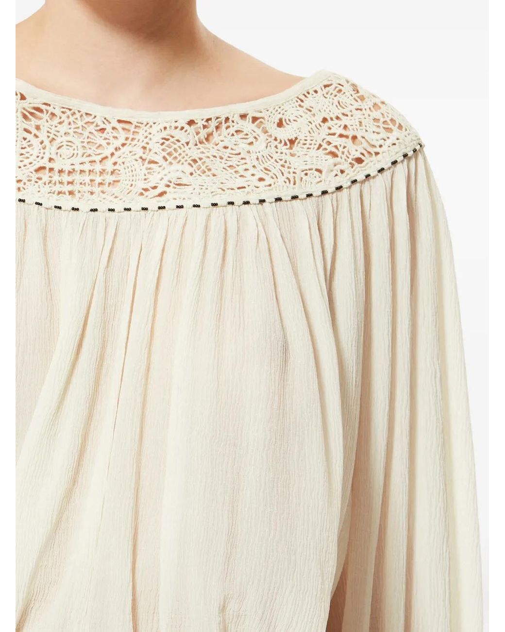 Isabel Marant White Nelida Blouse