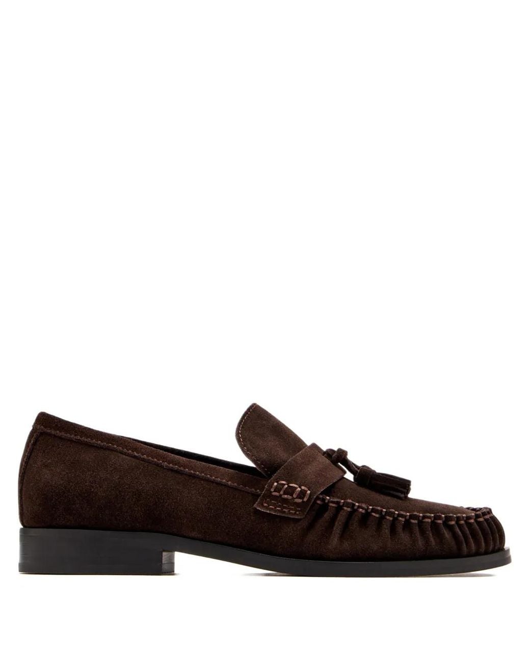 Senso Brown Suede Loafers