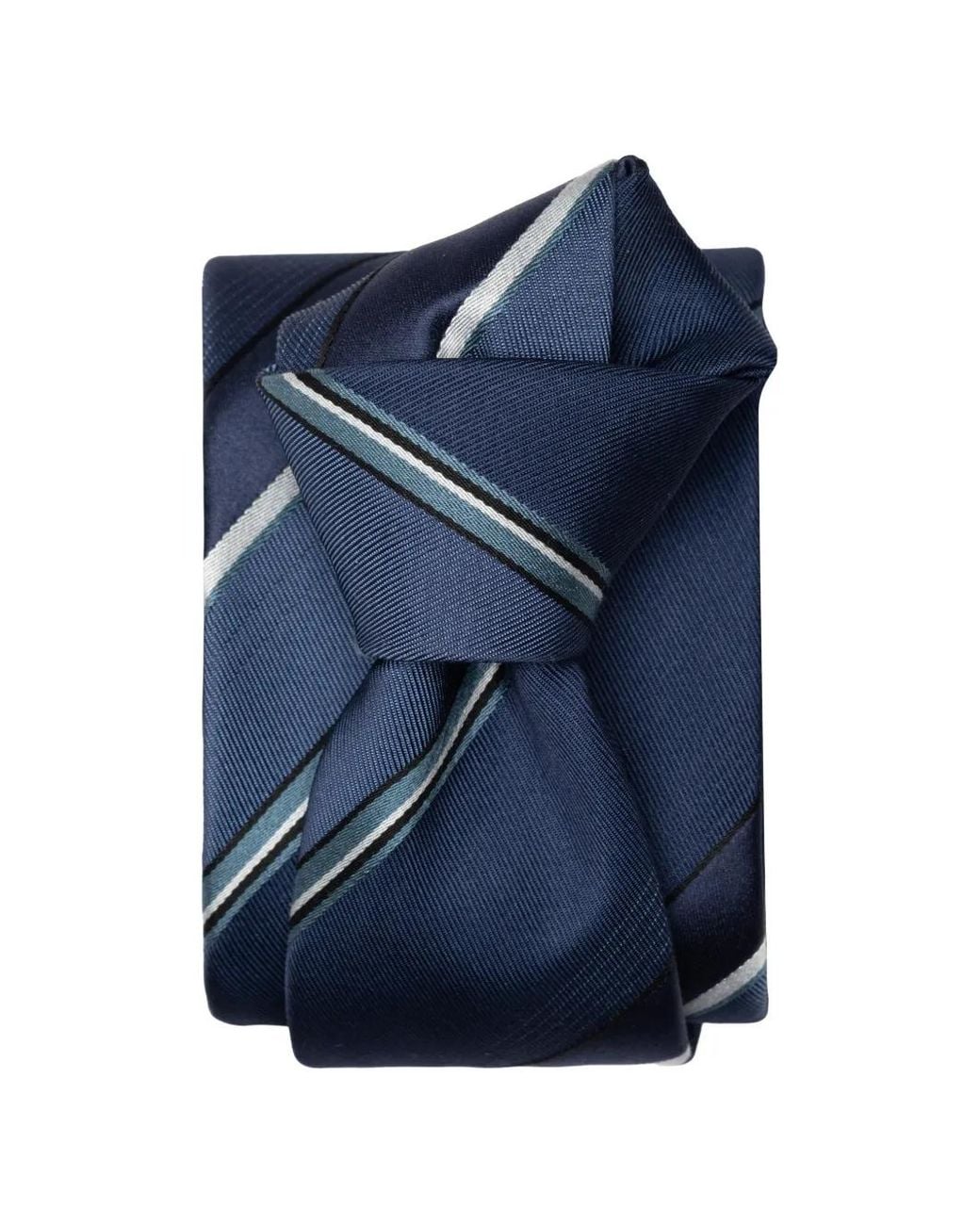Elizabetta Blue Cravate Rufino En Jacquard for men
