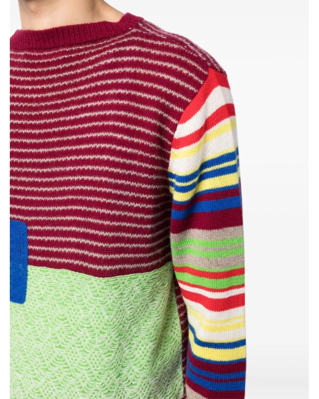 Pull À Design Patchwork The Elder Statesman pour homme en coloris Blue