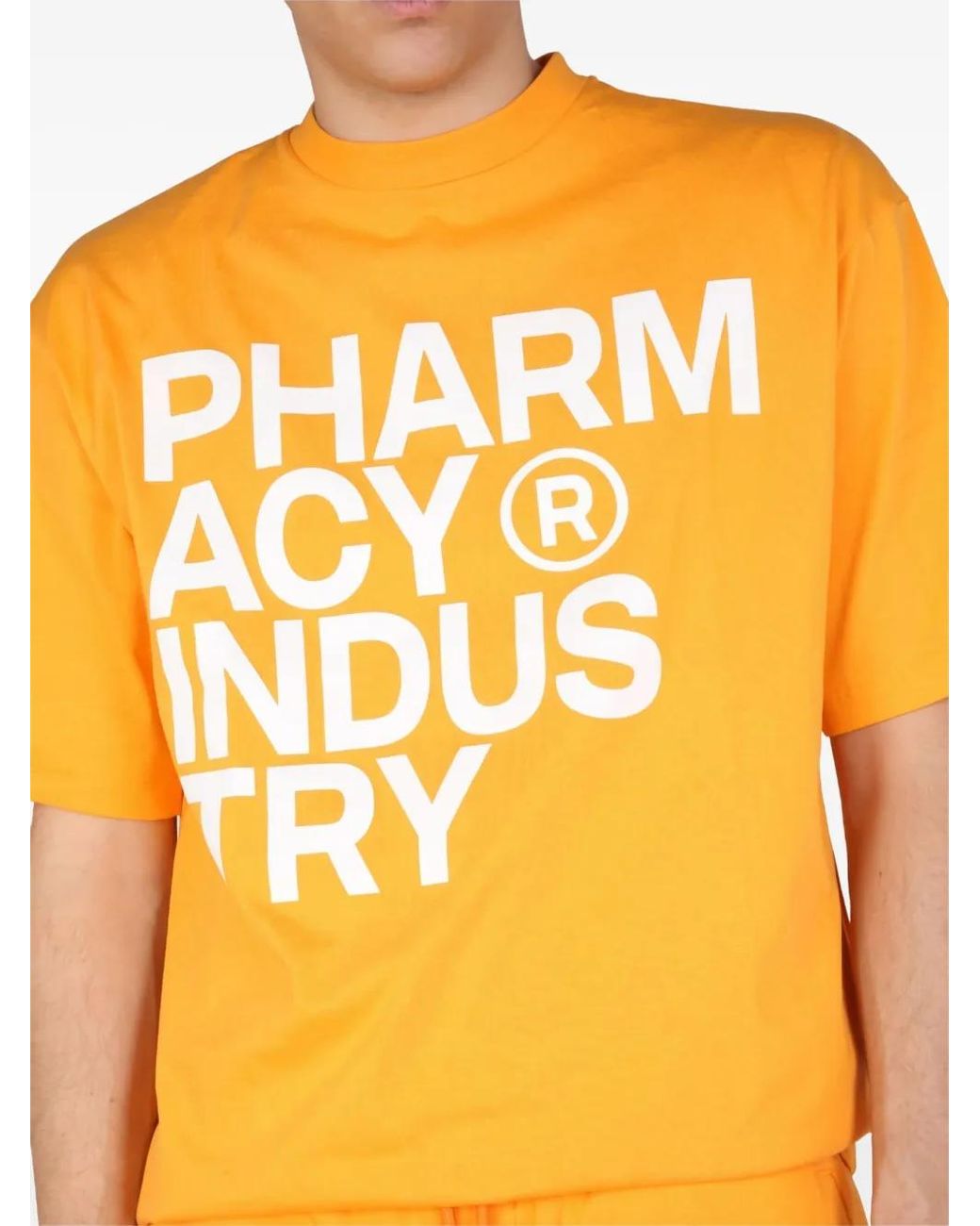 Pharmacy Industry Orange Logo T-Shirt for men