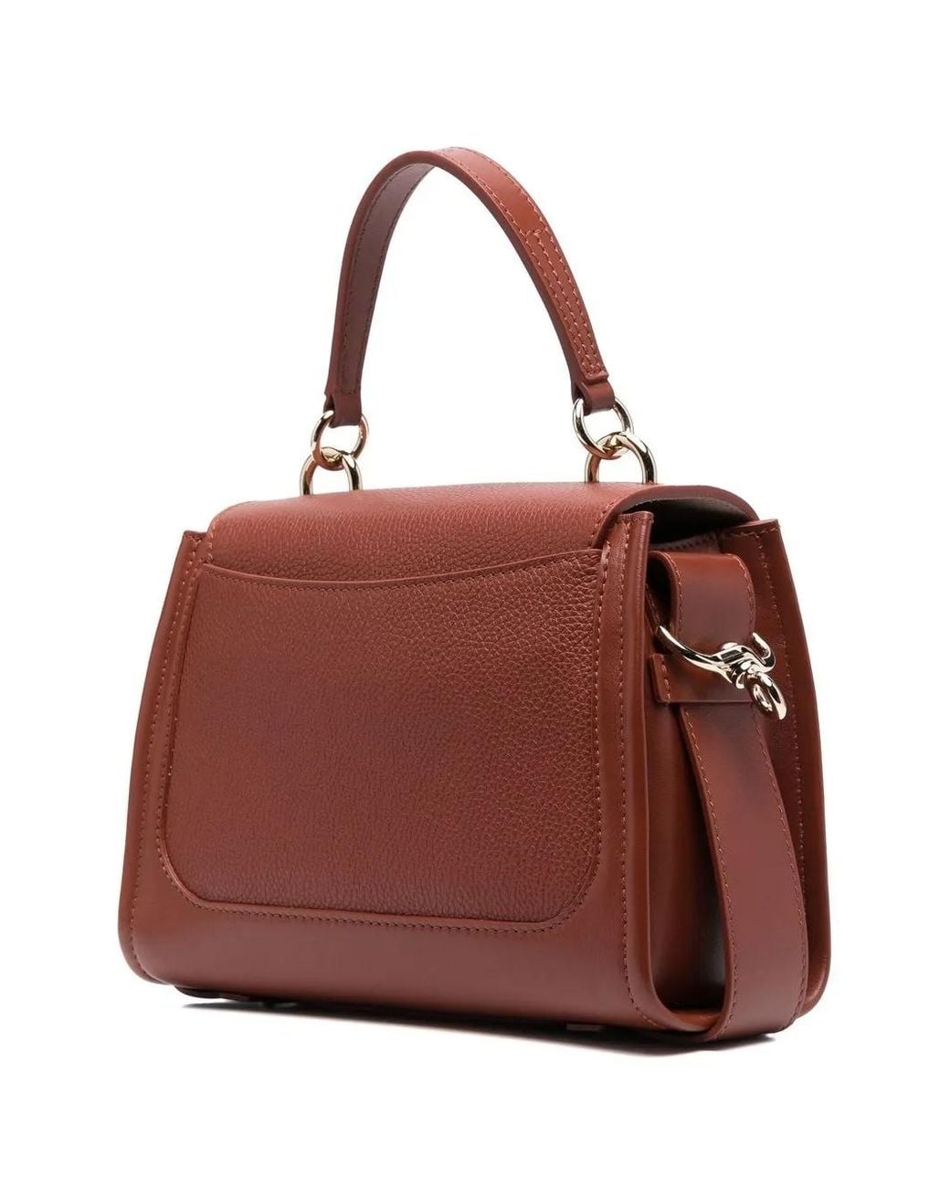 Chloé Brown Tess Mini Leather Handbag