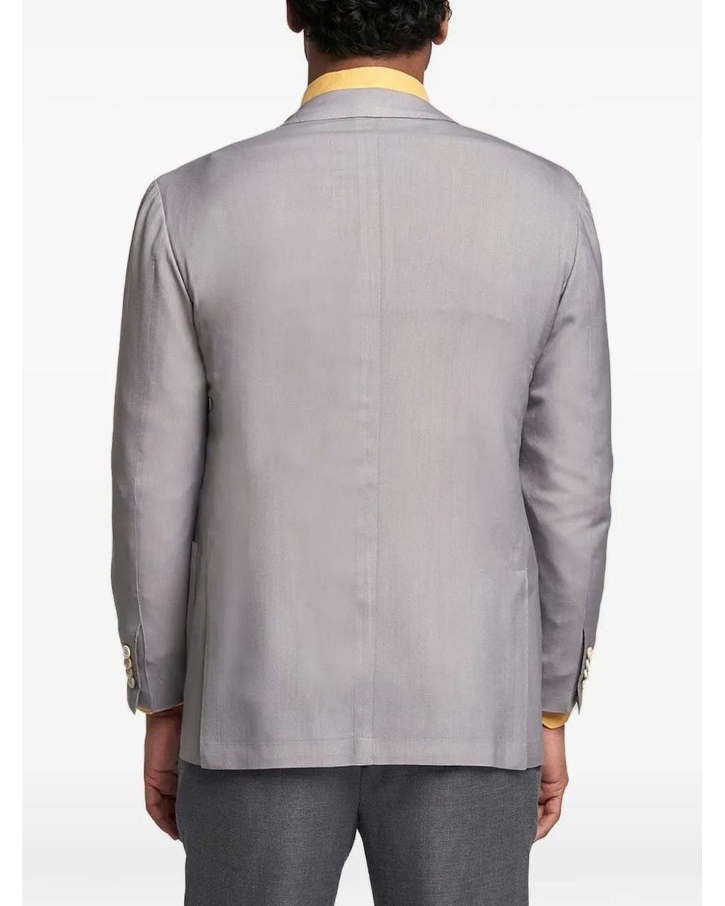 Chaqueta Con Botones Kiton de hombre de color Gray