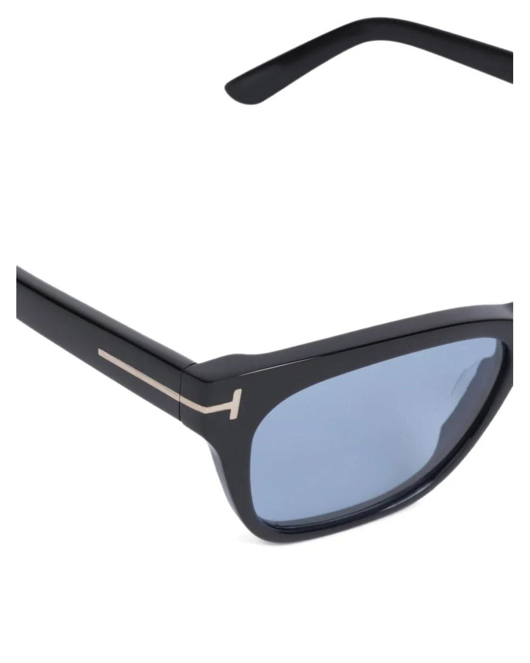 Tom Ford Blue T-Logo Square-Frame Sunglasses