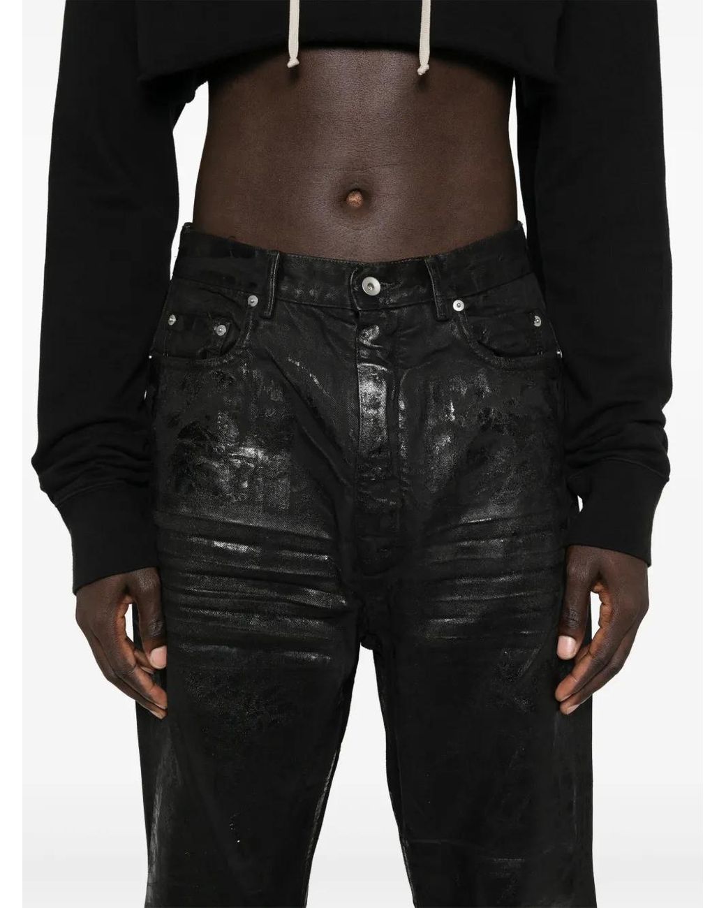 Rick Owens DRKSHDW Bolan Bootcut Jeans Black/Black Men's