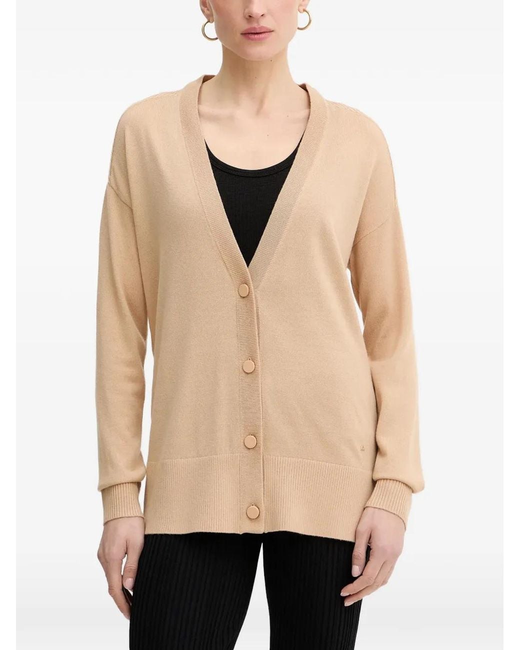 ARMANI EXCHANGE Natural Buttoned Cardigan