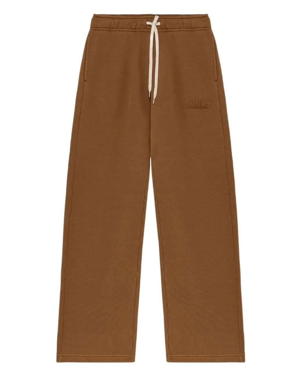 Autry Brown Embroidered Drawstring Pants