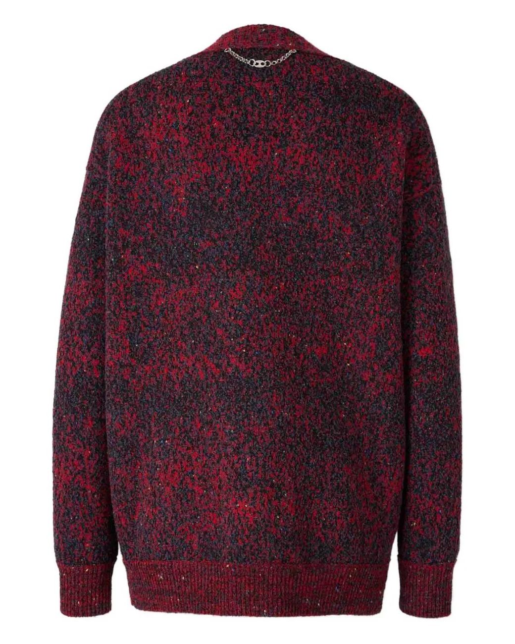 Rabanne Textured Button Wool Cardigan