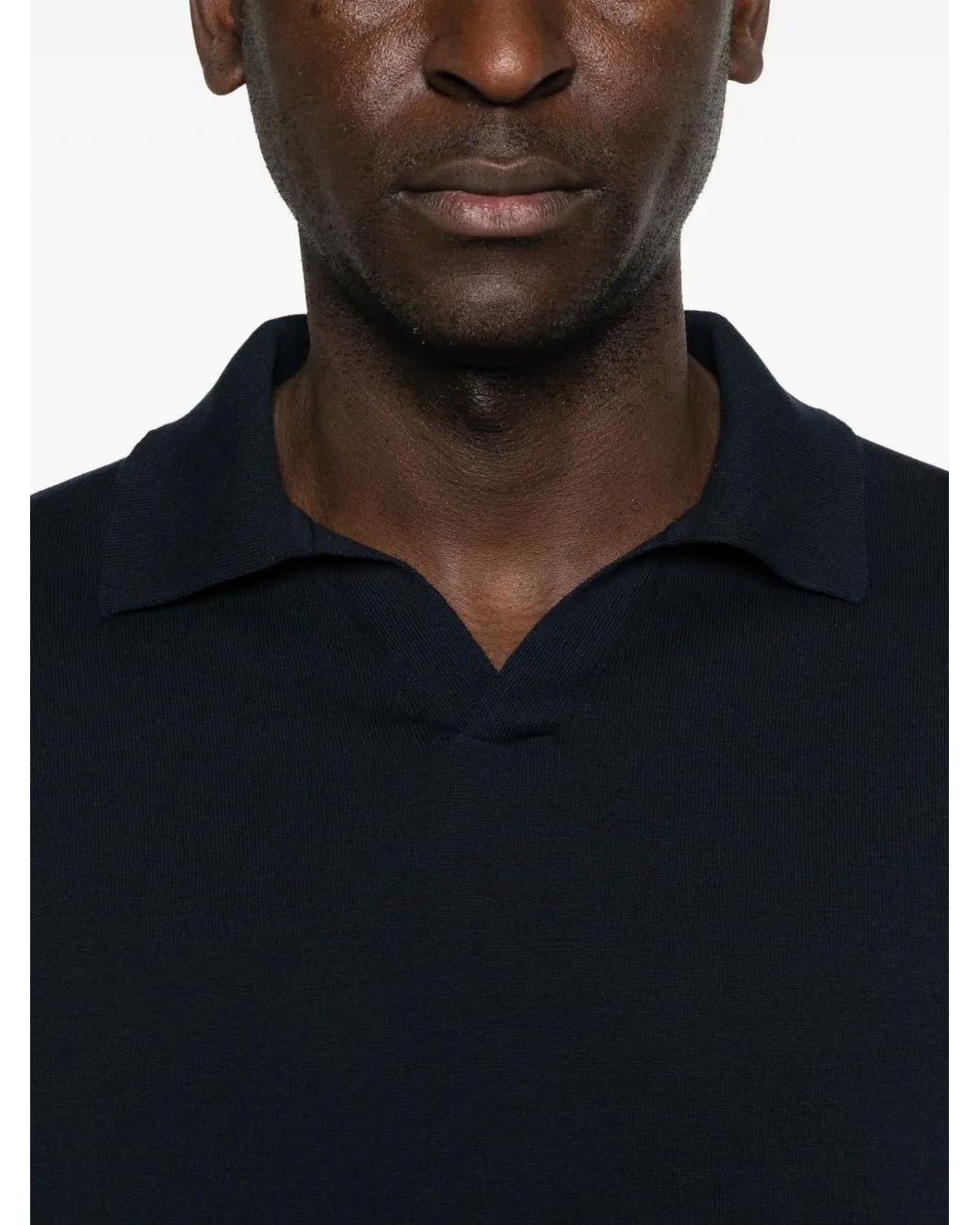 Eraldo Black Collar Polo Shirt for men