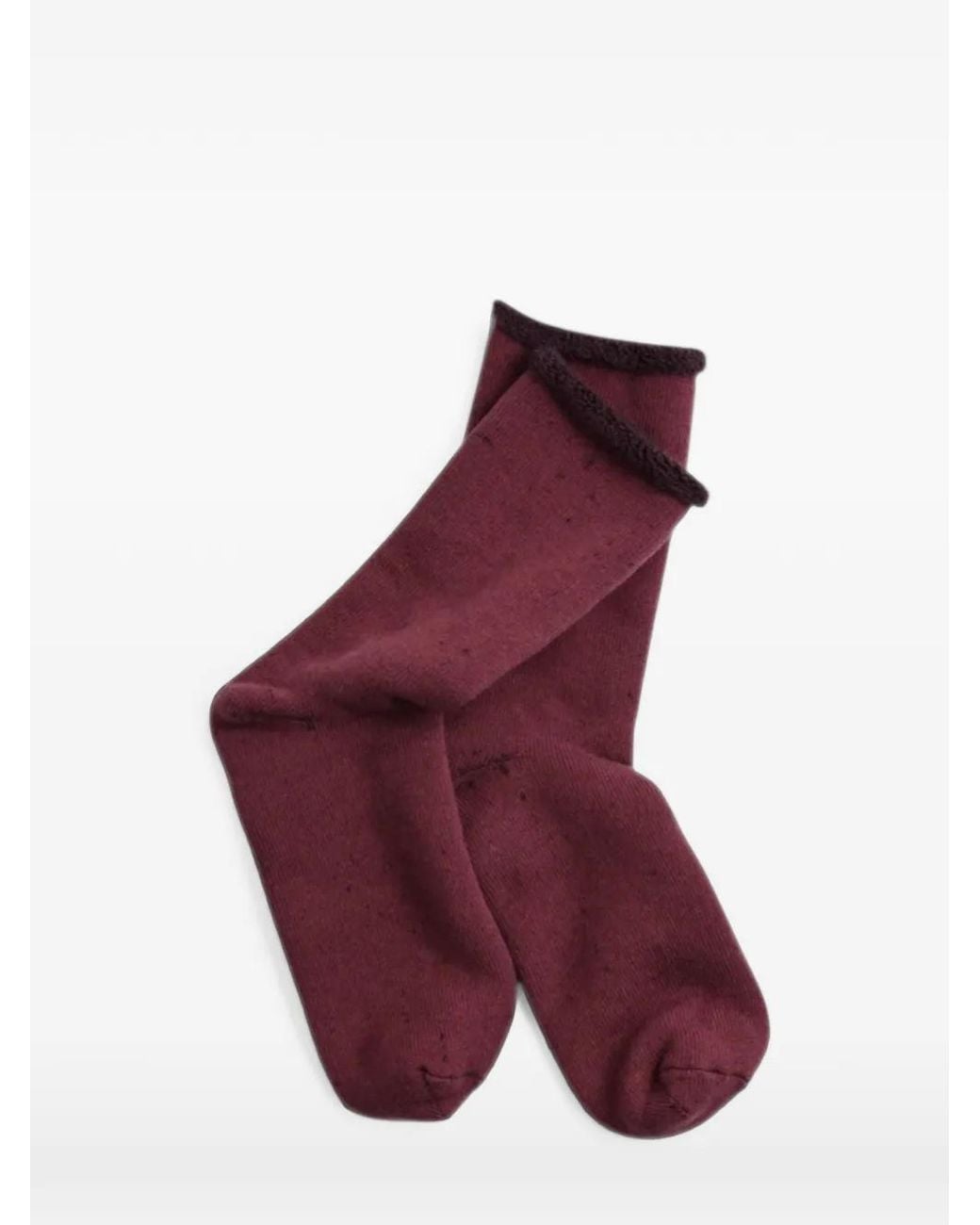 RoToTo Purple Double Face Socks